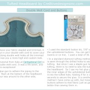 Tufted Headboard tutorial