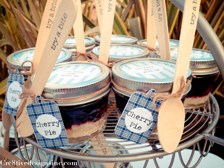 Mini dessert mason jars