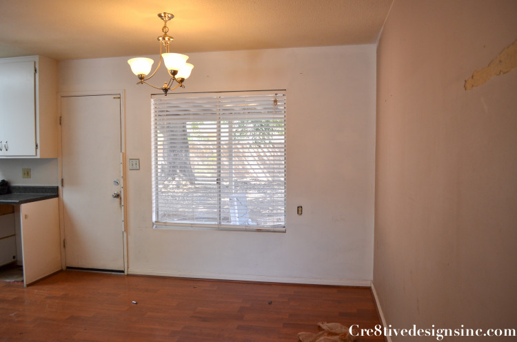 dining area after