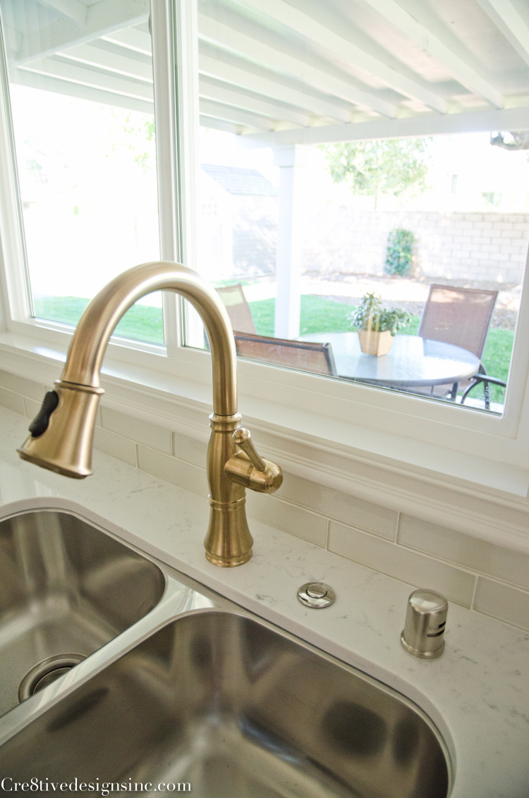 Delta Champagne faucet