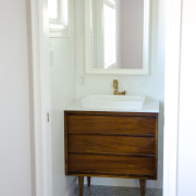 Mid-century Modern bathroom vanity