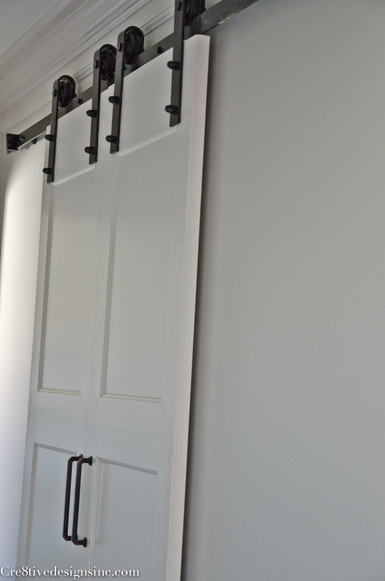 Closet barn door