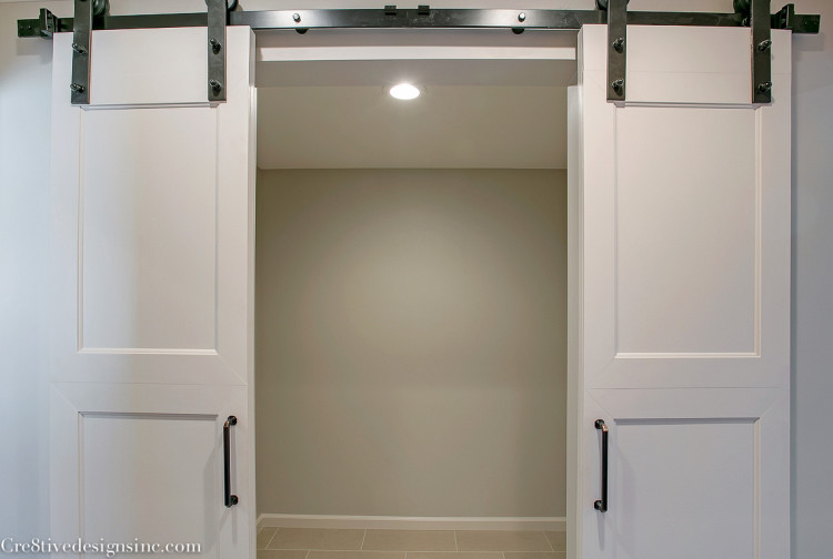 Closet barn door